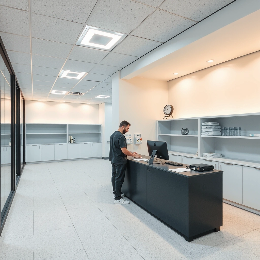 Innenansicht der Ernährpunkt Praxis in Berlin mit moderner Einrichtung